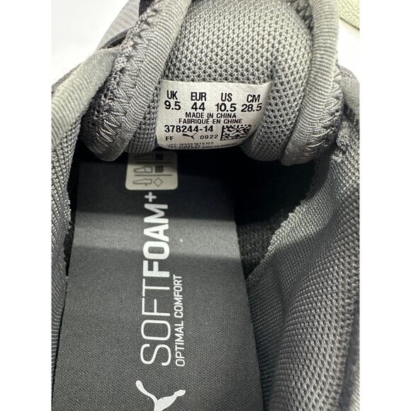 Puma Men's Star Vital Training Shoes Lace up Gray Size 9.5 - Picture 3 of 5